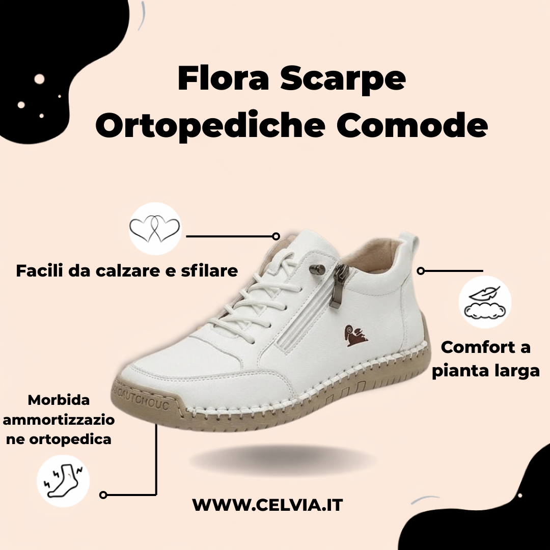 Luna Scarpe Ortopediche Comode con Cerniera